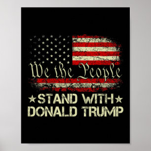Poster Appuyer Donald Trump Pro Trump American