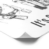 Poster "Appuyer le droit aux ours à bras" (Coin)