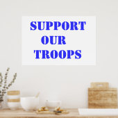 Poster Appuyer nos troupes (Cuisine)