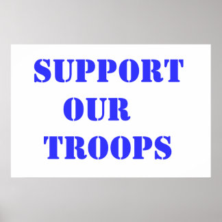 Poster Appuyer nos troupes