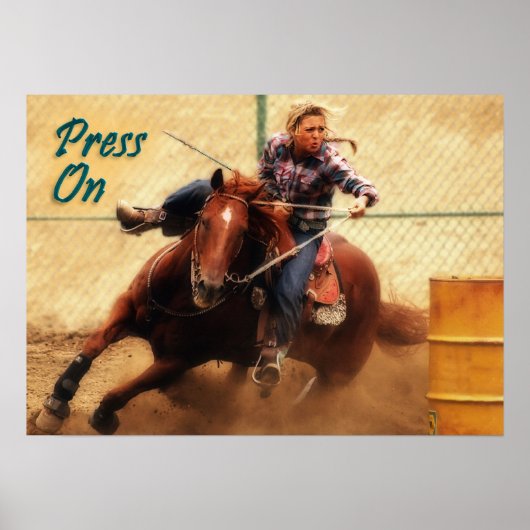 Poster Appuyer Sur L'Affiche Motivative (Devant)