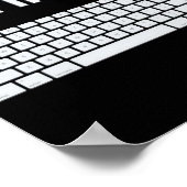 Poster Appuyer sur mes boutons Clavier de l'ordinateur (Coin)