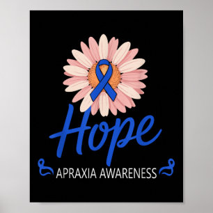 Poster Apraxia Sensibilisation Guerrier Tournesol Support