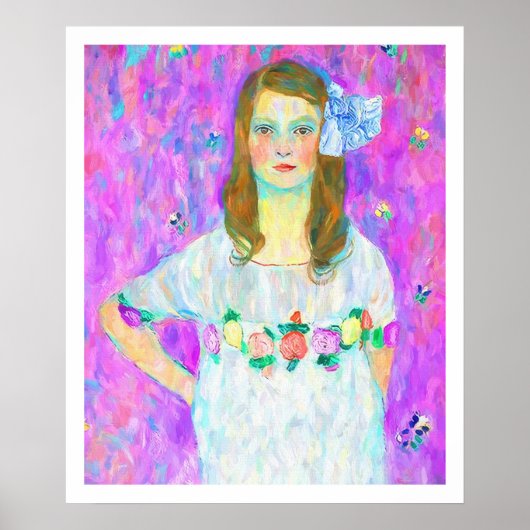Poster Après Klimt - Portrait de Mada (Devant)