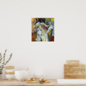 Poster Après la baignade par Edgar Degas (Cuisine)