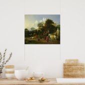 Poster Après la chasse, c.1644 (Cuisine)