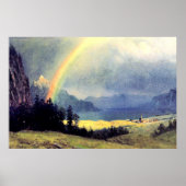 Poster Après la douche, peinture d'Albert Bierstadt (Devant)