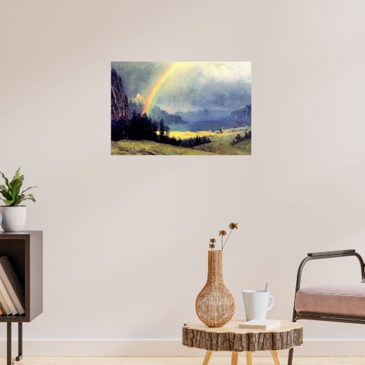 Poster Après la douche, peinture d'Albert Bierstadt (Salon 3)