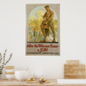 Poster Après la Maison de Bienvenue ~ un emploi! (Cuisine)