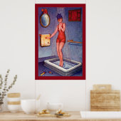 Poster Après la natation (Cuisine)