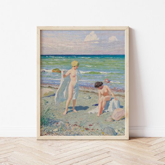 Poster Après la natation | Paul Fischer