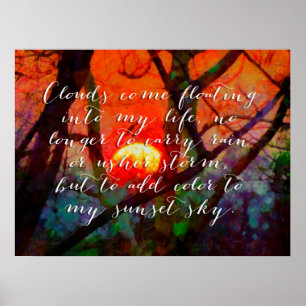 Poster Après la pluie cite l'affiche inspirée