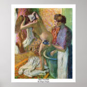 Poster Après Le Bain Par Edgar Degas (Devant)