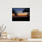 Poster Après le coucher du soleil (Cuisine)