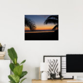 Poster Après le coucher du soleil (Bureau à domicile)