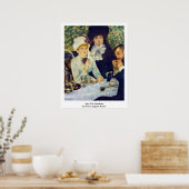 Poster Après Le Déjeuner De Pierre-Auguste Renoir (Cuisine)