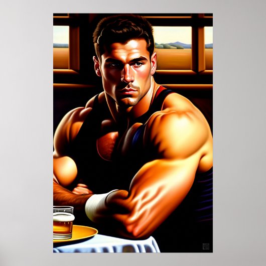 Poster Après Le Jeu - Rugby Art Print (Devant)