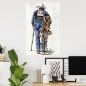 Poster Après le rodéo (Bureau à domicile)