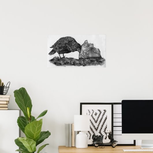 Poster Après les inondations (Bureau à domicile)