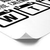 Poster Après lundi et mardi Même le calendrier dit Wt (Coin)