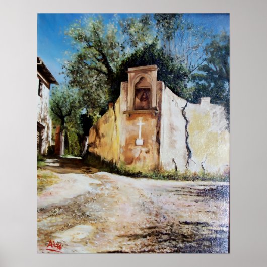 Poster APRÈS-MIDI À RIMAGGIO / Vue sur la Toscane (Devant)