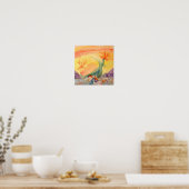 Poster Après-midi Abstrait (Cuisine)