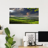 Poster Après-midi calme (Bureau à domicile)