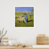 Poster Après-midi dans les Alpes, 1892 (huile sur toile) (Cuisine)