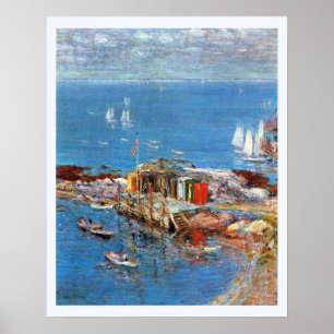 Poster Après-midi d'août, Appledore par Childe Hassam