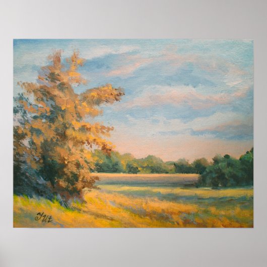 Poster Après-midi d'automne. (Devant)