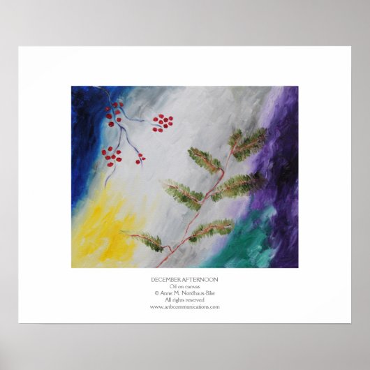 Poster Après-midi de décembre (Devant)