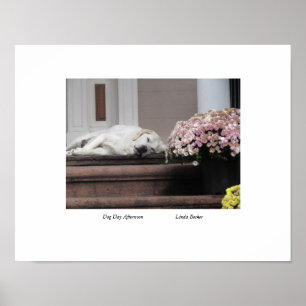 Poster Après-midi de la Journée du chien par Linda Becker