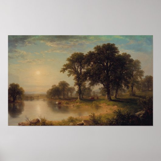 Poster Après-midi d'été (1865) - Asher Brown Durand (Devant)