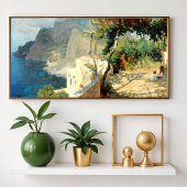 Poster Après-midi d'été calme à Capri, Brioschi Othmar
