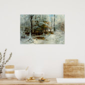 Poster Après-midi d'hiver calme (Cuisine)