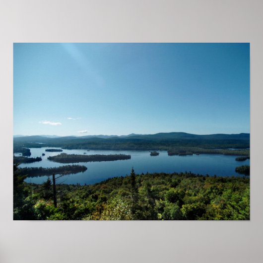 Poster Après-midi en Montagne bleue (Devant)
