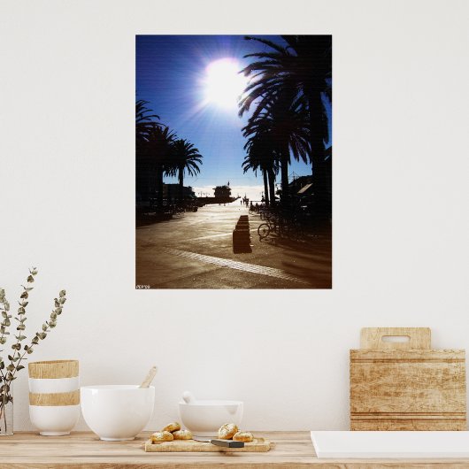 Poster Après-Midi Sur La Plage D'Hermosa (Cuisine)