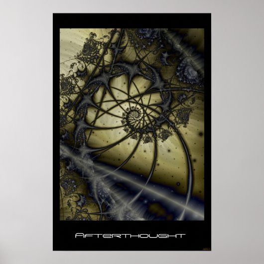 Poster Après-pensée (Devant)