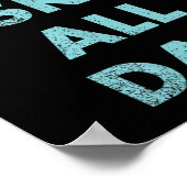 Poster Après-Ski Toute La Journée - Ski Et Snowboard Moun (Coin)