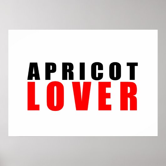 Poster Apricot (Devant)