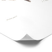 Poster Apricot blanc (Coin)