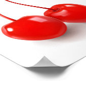 Poster Apricot de poire de cerise de pépins de pomme de p (Coin)