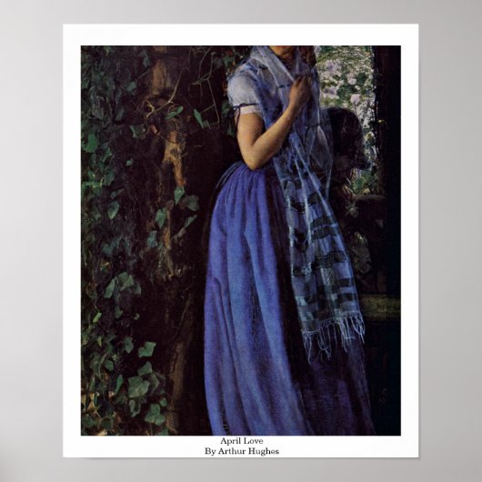 Poster April Love Par Arthur Hughes (Devant)
