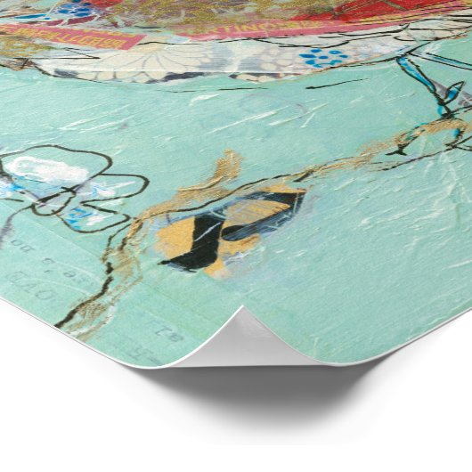 Poster Aqua Bird (Coin)