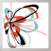 Poster Aqua Bloom (Devant)