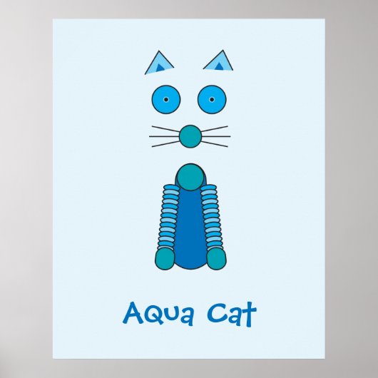 Poster Aqua CAT (Devant)