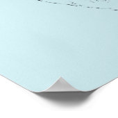 Poster Aqua Conch Shell (Coin)