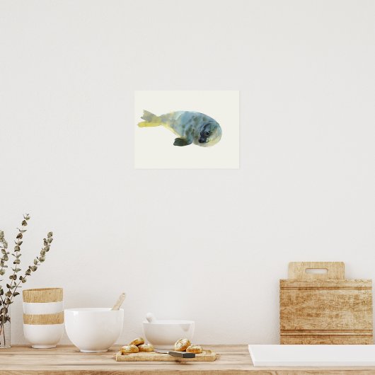 Poster Aqua Green (Cuisine)