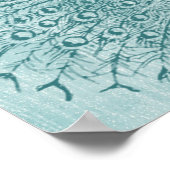Poster Aqua Peacock (Coin)