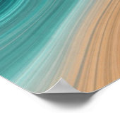 Poster Aqua Sand Flow (Coin)